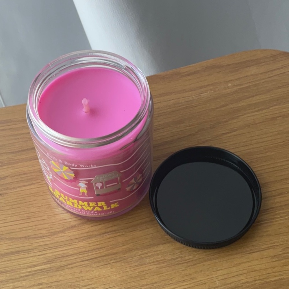 🎡 Bath & Body Works Summer Boardwalk Single Wick Candle - Picture 2 of 2